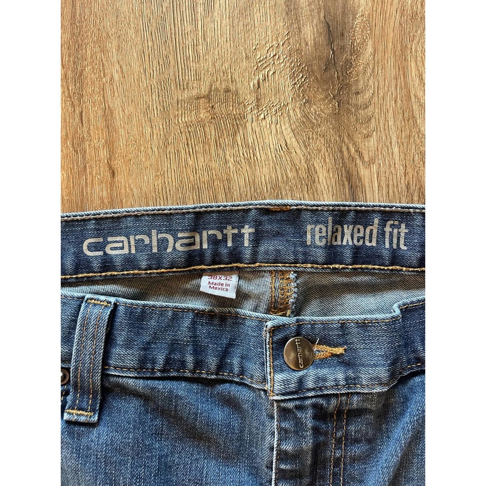 Carhartt Men's Relaxed Jeans - Blue - Picture 2 of 3